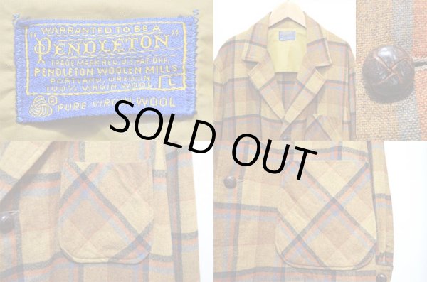 画像3: 70's Pendleton ウールテーラードジャケット (3)