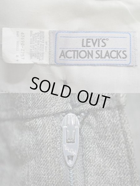 画像3: 80's Levi's ACTION SLACKS “HEATHER CHARCOAL” (3)