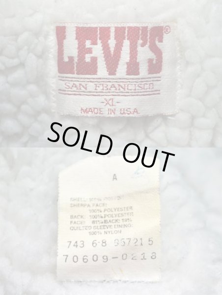 画像3: 80's Levi's デニムボアジャケット (3)