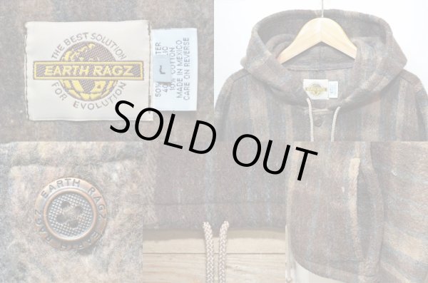 画像3: EARTH RAGZ ヘンリーネック プルオーバーフーディー (3)