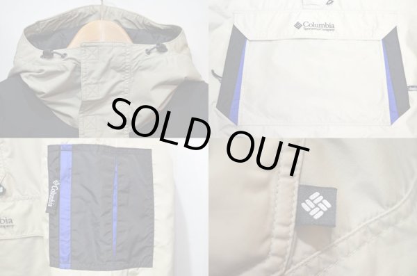 画像4: 90's  Columbia 中綿入り ナイロンアノラックパーカー (4)