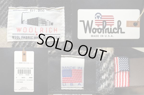 画像2: 日本未発売 Woolrich 6パネルキャップ "BUFFALO PLD / MADE IN USA" (2)