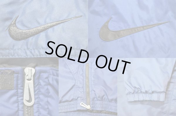 画像4: 90's NIKE 中綿入りプルオーバーナイロンジャケット (4)