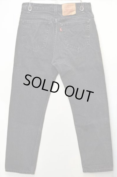 画像2: 90's Levi's 505 ブラックデニムパンツ “W34×L30 / MADE IN USA” (2)