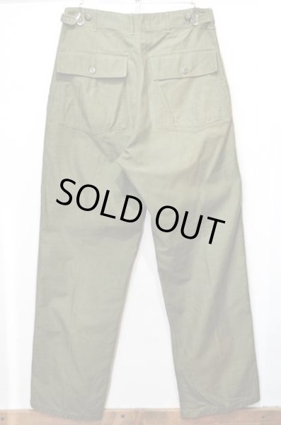 画像2: 50's US.ARMY コットンサテンベイカーパンツ “初期型” (2)