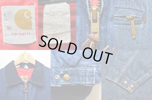画像3: 70's Carhartt 8QLJ デニムワークジャケット (3)