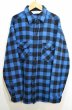 画像1: 80's L.L.Bean ウールシャツ “OLD FRIENDS / BLUE×BLACK” (1)