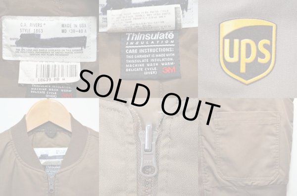 画像3: UPS 中綿入り ユニフォームベスト “Thinsulate 3M” (3)