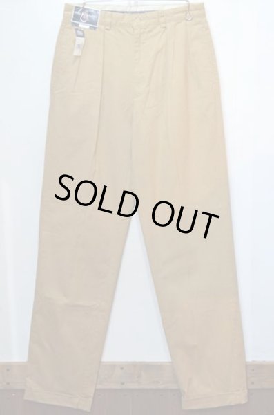 画像2: Polo Ralph Lauren 2タック チノトラウザー “KHAKI / DEADSTOCK” (2)