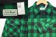 画像3: 80's L.L.Bean ウールシャツ “GREEN×BLACK” (3)