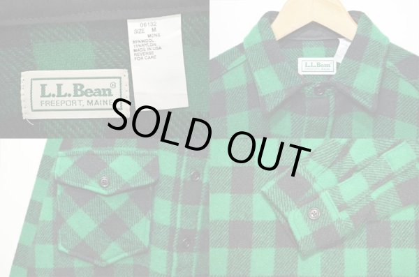 画像3: 80's L.L.Bean ウールシャツ “GREEN×BLACK” (3)