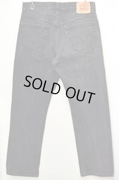 画像2: Levi's 505 ブラックデニムパンツ (2)