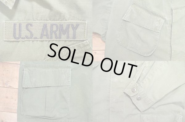 画像4: 60's US.ARMY ジャングルファティーグジャケット “LARGE-REGULAR” (4)