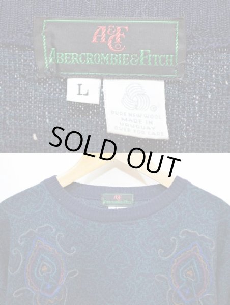 画像3: 70's ABERCROMBIE & FITCH 総柄 ウールニット (3)