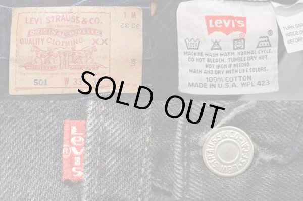 画像3: 90's Levi's 501 ブラックデニムパンツ “MADE IN USA” (3)