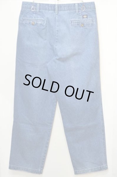 画像2: DOCKERS 2タック デニムトラウザー “34×30” (2)