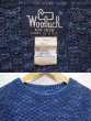 画像3: 80's Woolrich コットン インディゴニット “MADE IN USA” (3)