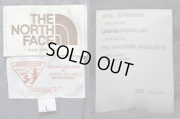 画像3: 90's THE NORTH FACE パディングジャケット “BUREAU OF LAND MANAGEMENT / 茶タグ” (3)