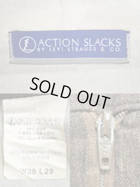 画像3: 90's Levi's ACTION SLACKS “HEATHER BROWN / W36×L29” (3)