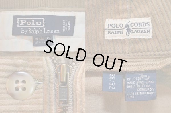 画像4: Polo Ralph Lauren 太畝コーデュロイパンツ “ANDREW PANT / DEADSTOCK” (4)