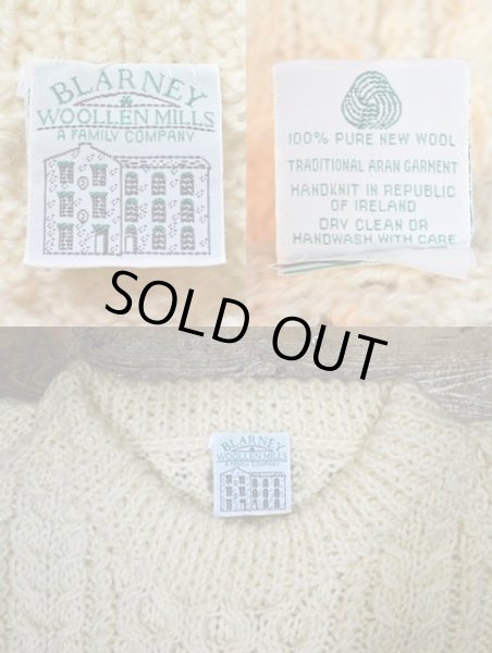 画像3: BLARNEY WOOLEN MILLS フィッシャーマンセーター “MADE IN IRELAND” (3)