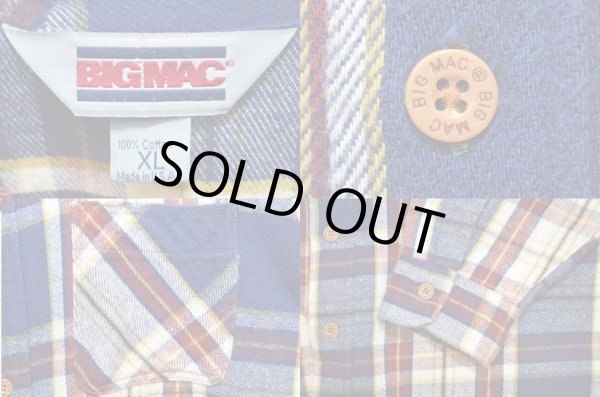 画像3: 80's BIG MAC ヘビーネルシャツ“MADE IN USA” (3)