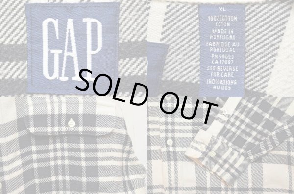 画像3: 90's OLD GAP ヘビーネルシャツ (3)