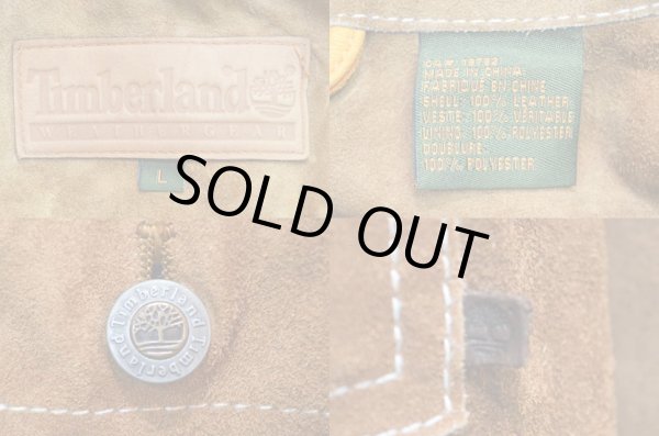 画像3: 90's Timberland スウェードジャケット (3)