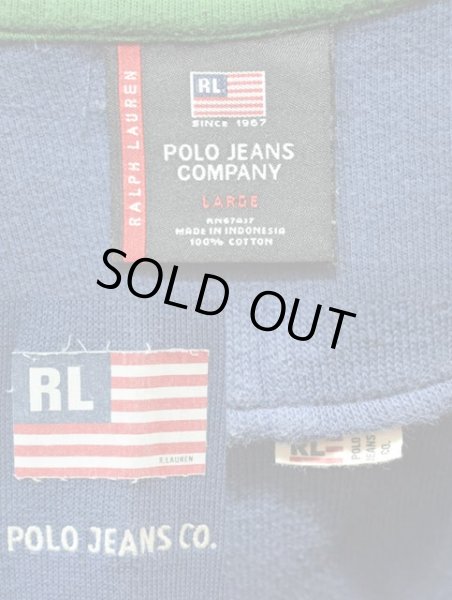 画像3: 90's POLO JEANS コットンアノラックパーカー (3)