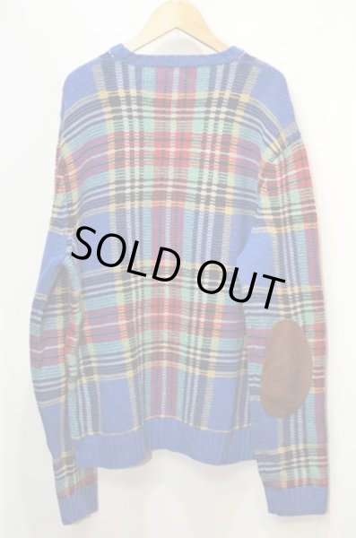 画像2: Polo Ralph Lauren エルボーパッチ付き ウールニット (2)