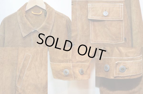 画像4: 90's Timberland スウェードジャケット (4)