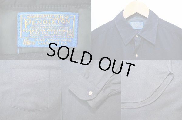 画像3: 70's Pendleton ウールシャツ “NAVY” (3)