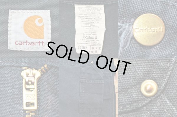 画像3: 90-00's Carhartt ダブルニー ダックペインターパンツ “BLACK” (3)
