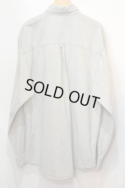 画像2: 80's Eddie Bauer グレーシャンブレーシャツ (2)