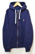 画像1: Polo Ralph Lauren フルジップ スウェットパーカー "NAVY" (1)