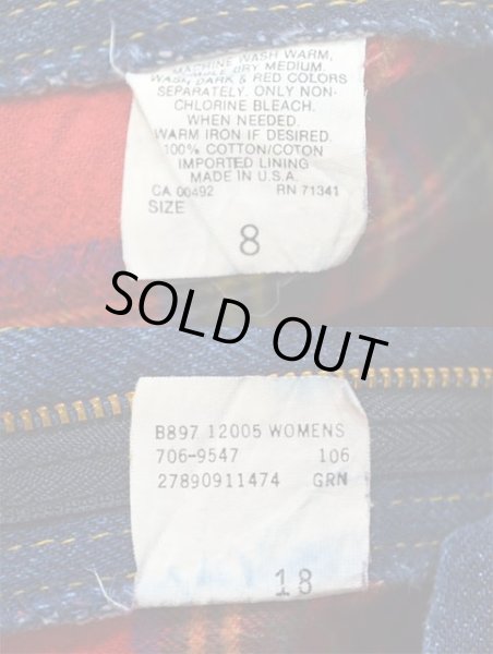 画像3: 80's L.L.Bean ネルライナー デニムパンツ “MADE IN USA / Lee OEM?” (3)