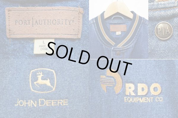 画像3: 90's PORT AUTHORITY デニムスタジャン “JOHN DEERE × RDO EQUIPMENT Co” (3)