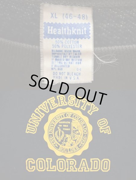 画像3: 70's Healthknit スウェットシャツ “BLACK” (3)