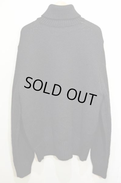 画像2: 90's Polo Ralph Lauren ポケット付き タートルネック ウールニット (2)