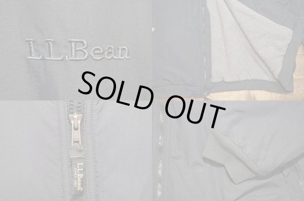画像4: L.L.Bean シンサレート入り ウォームアップジャケット “BLACK” (4)