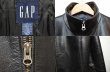 画像3: OLD GAP ハイネック レザージャケット “BLACK” (3)