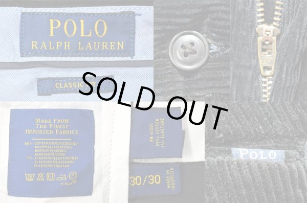 画像3: Polo Ralph Lauren コーデュロイトラウザー “BLACK” (3)