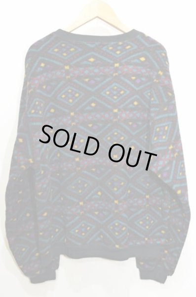 画像2: 90's L.L.Bean 総柄 フリースプルオーバー (2)