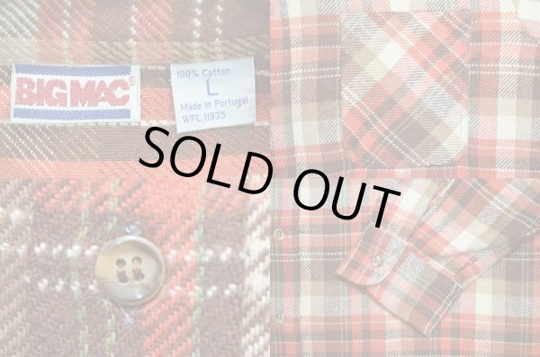 画像3: 80's BIG MAC ヘビーネルシャツ “NO WASH” (3)