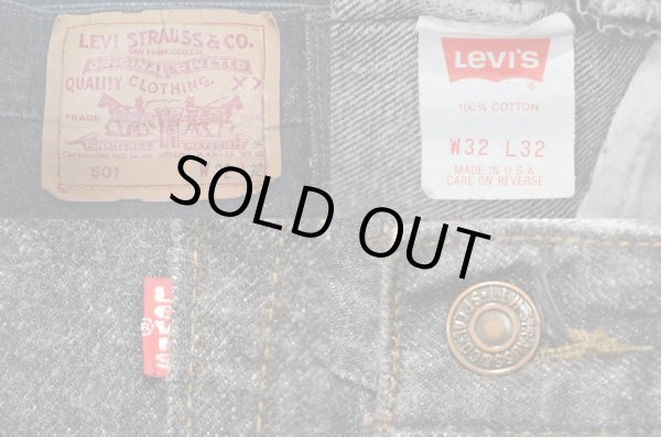 画像3: 90's Levi's 501 先染め ブラックデニムパンツ “MADE IN USA” (3)