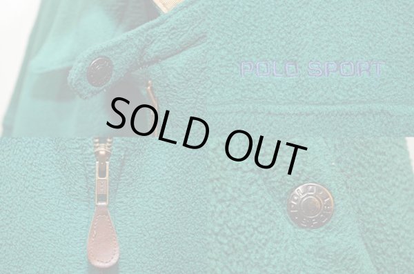 画像4: 90's POLO SPORT フリーススウィングトップ “MADE IN USA” (4)