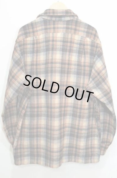 画像2: 70's Pendleton ウールシャツ “ブラウンベース” (2)