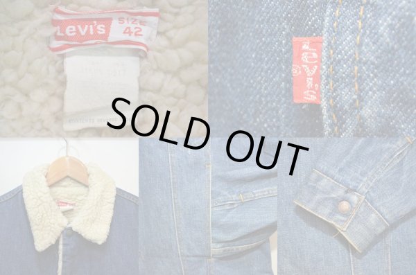 画像3: 70's Levi's 71605-0217 デニムボアジャケット “ロング丈” (3)