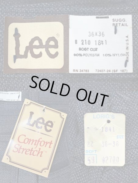 画像3: 70's Lee 210-1841 ブーツカットパンツ “DEADSTOCK / Comfort Stretch” (3)