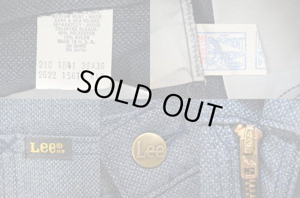 画像4: 70's Lee 210-1841 ブーツカットパンツ “DEADSTOCK / Comfort Stretch” (4)